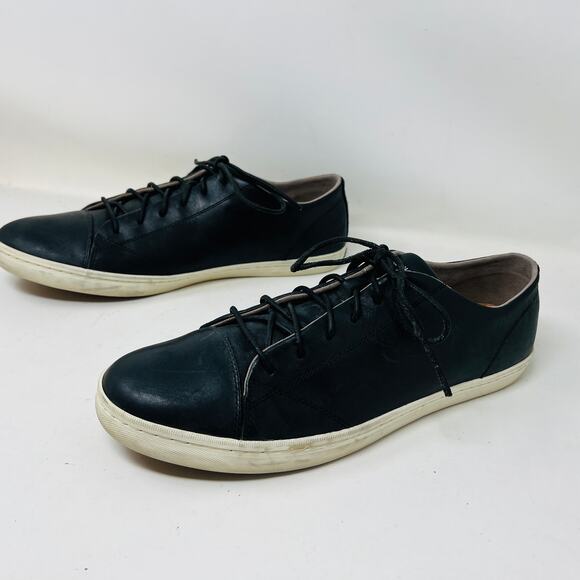 Cole Haan Smooth Leather Lace Up Shoe Sneaker Black - 12 - Picture 2 of 8
